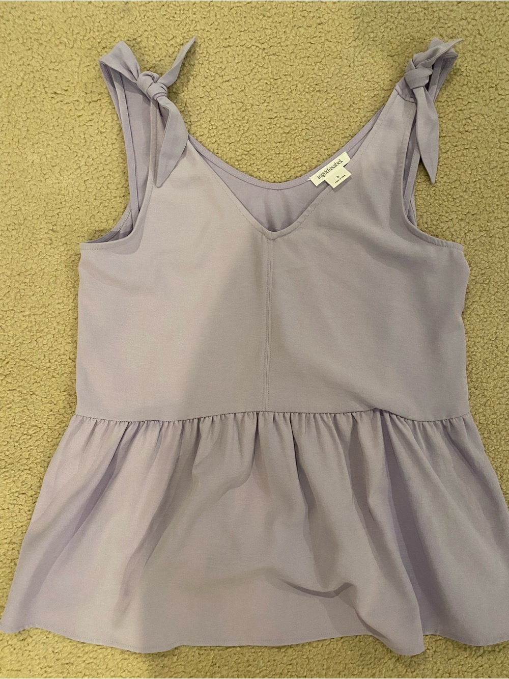 Ingrid & Isabel Lavender Maternity Top